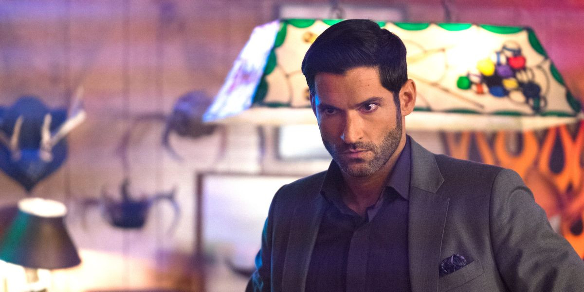 Lucifer Morningstar with Detective Chloe Decker in the television show Lucifer.