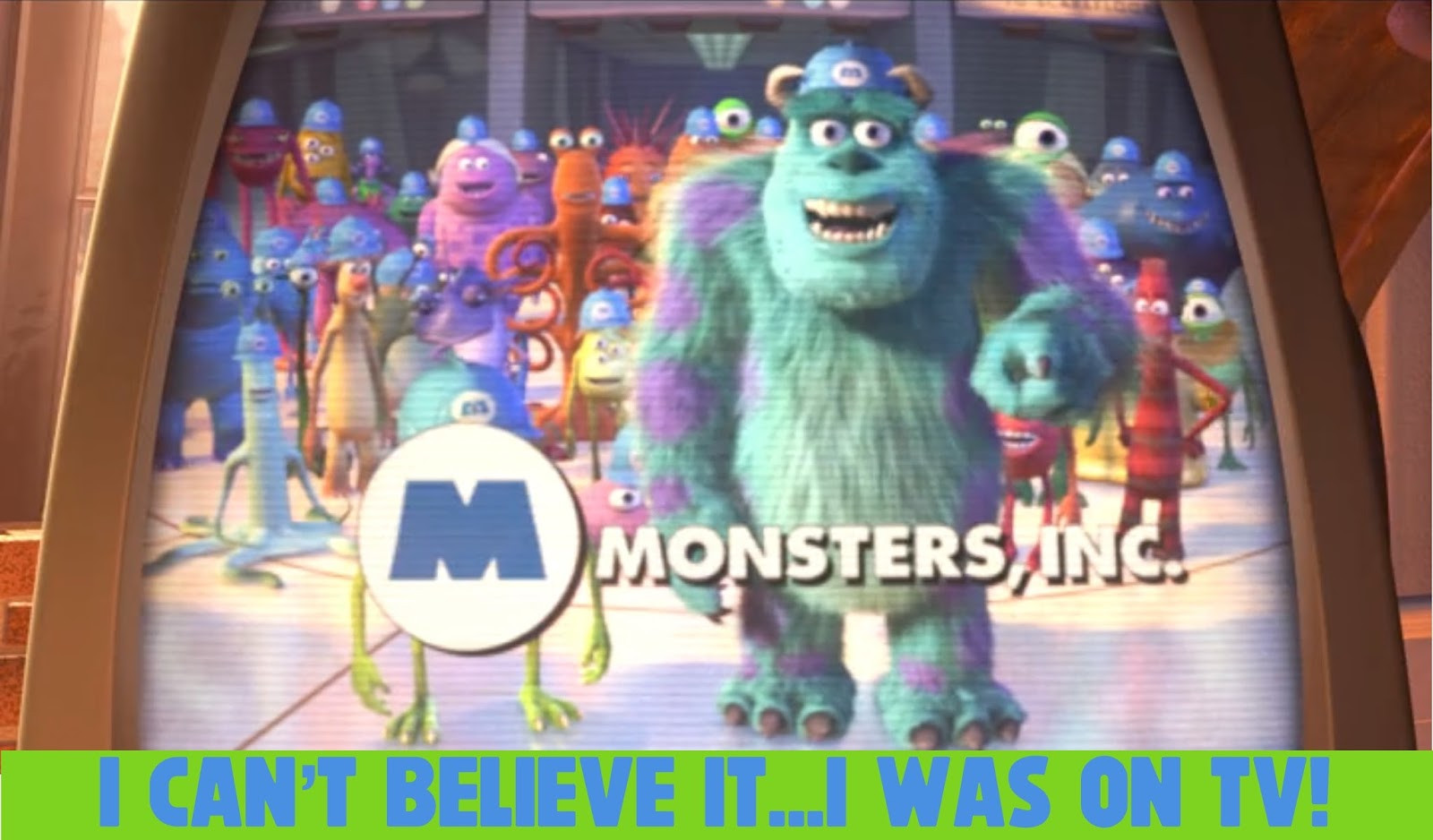 Monsters Inc. screenshot featuring Mike and Sulley.