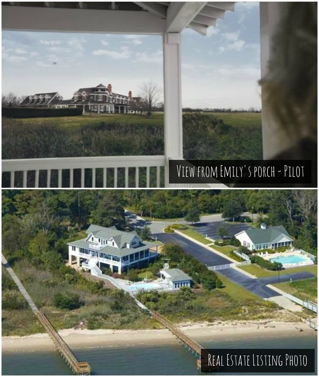 Emily's beach house in the Revenge TV series, located in North Carolina.