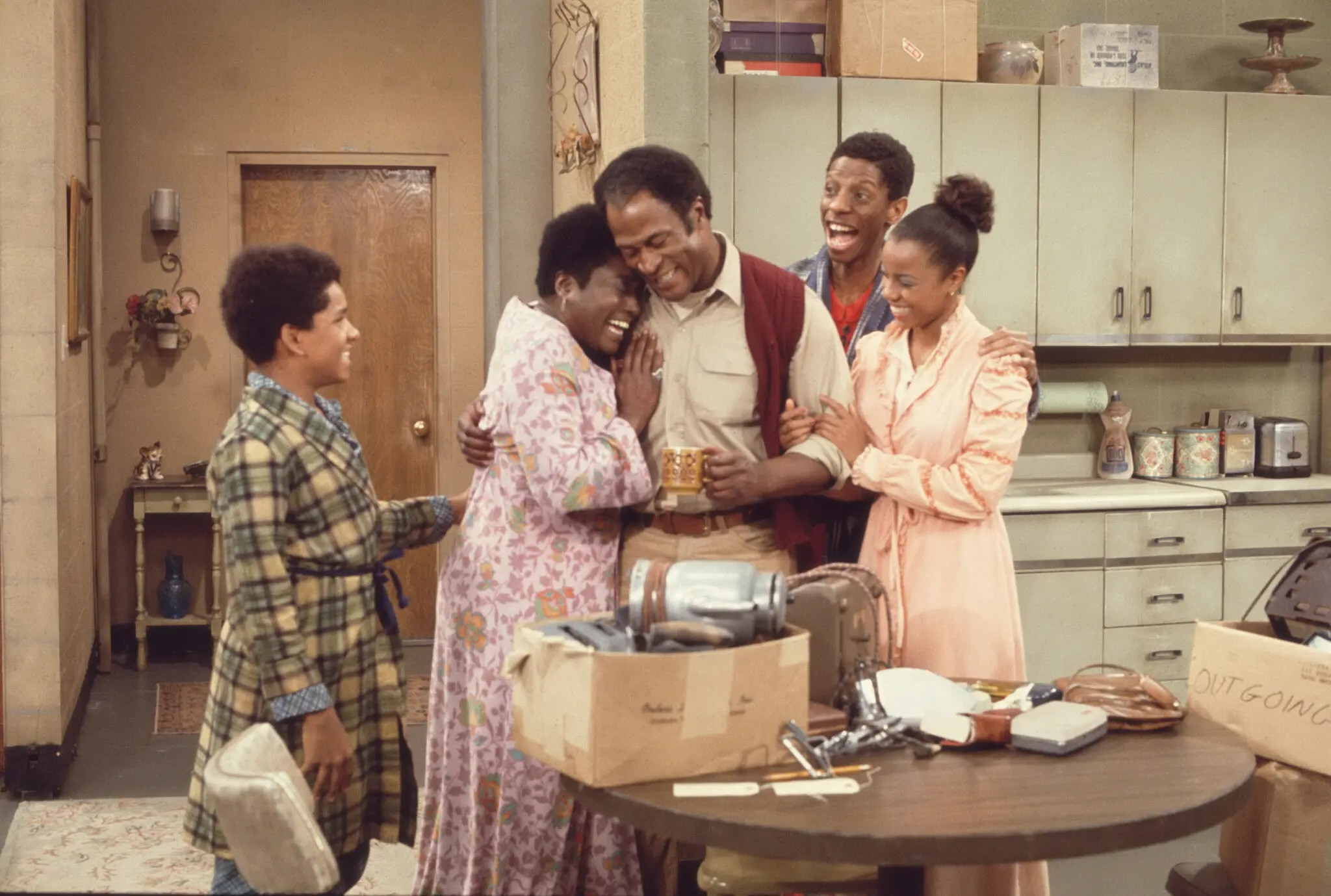 The cast of the original Good Times television show.