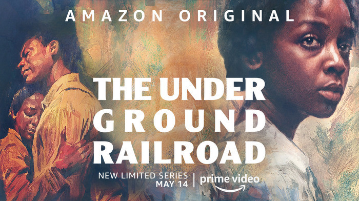 Underground Railroad series poster featuring Thuso Mbedu as Cora