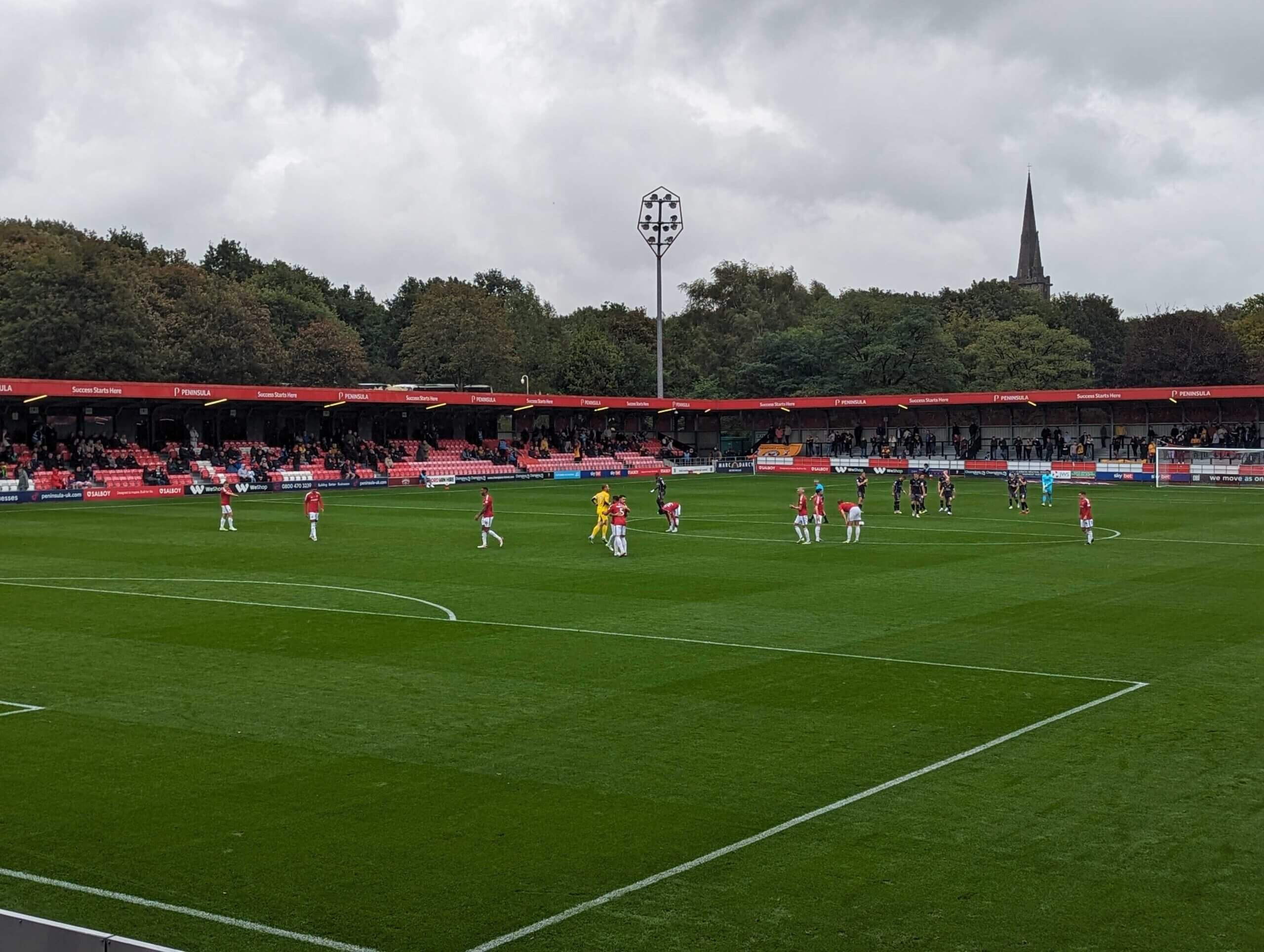 Fans at a lower league game