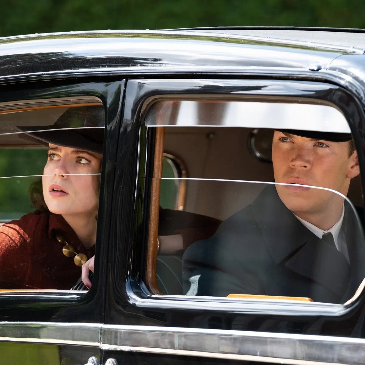 alt text: Lucy Boynton and Will Poulter in Why Didn't They Ask Evans?