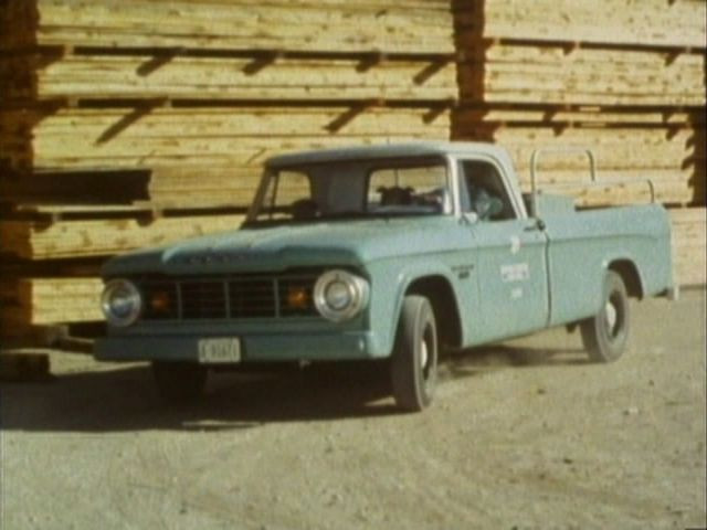 alt: 1965 Dodge D-Series Sweptline pickup truck from Lassie