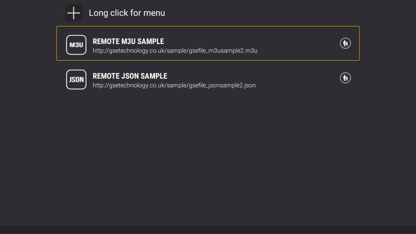 Adding a new playlist on GSE Smart IPTV