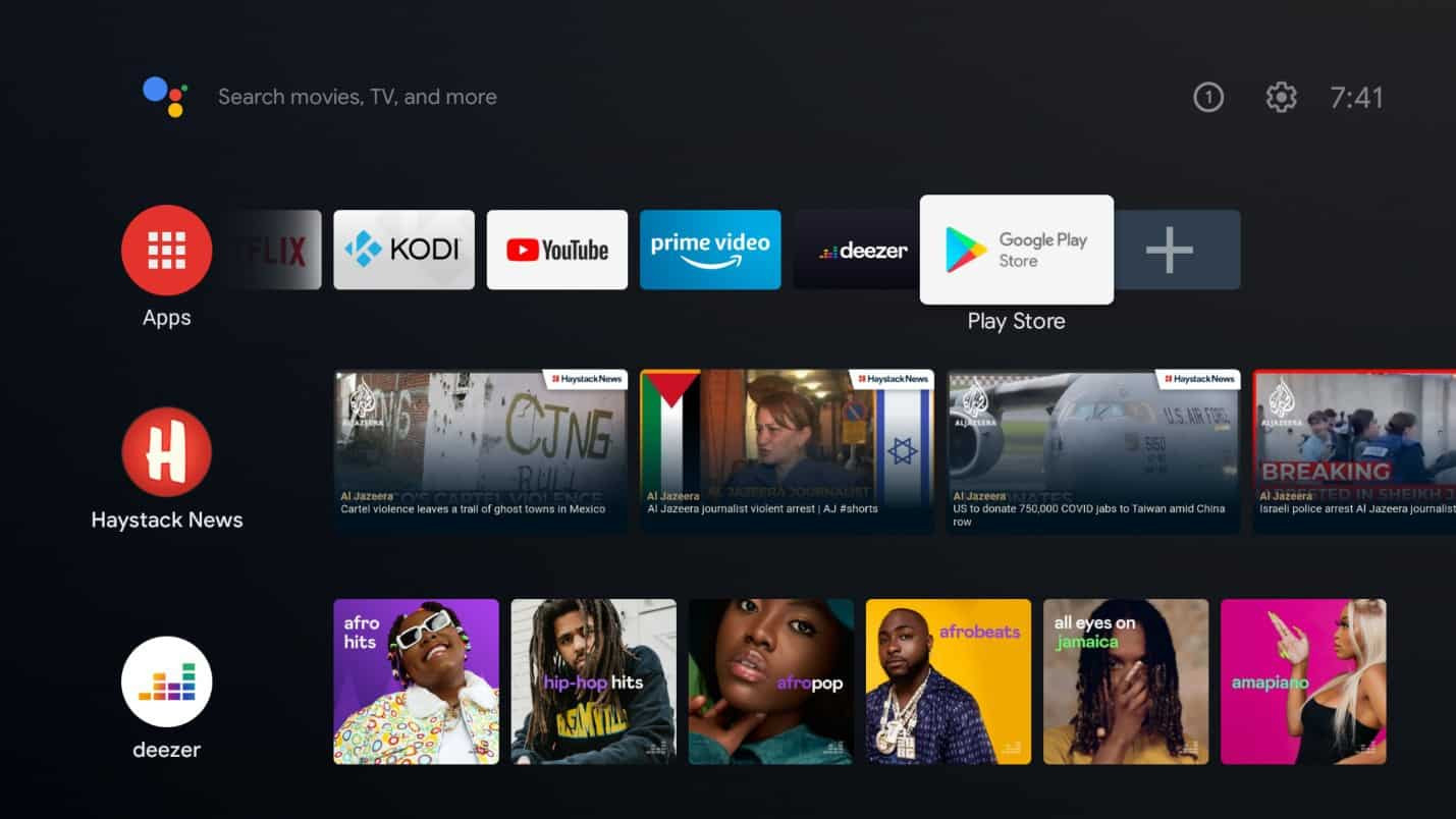Open Google Play Store on Android