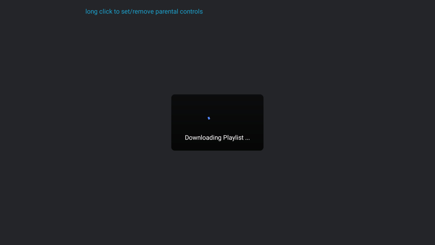 Downloading playlist in GSE Smart IPTV