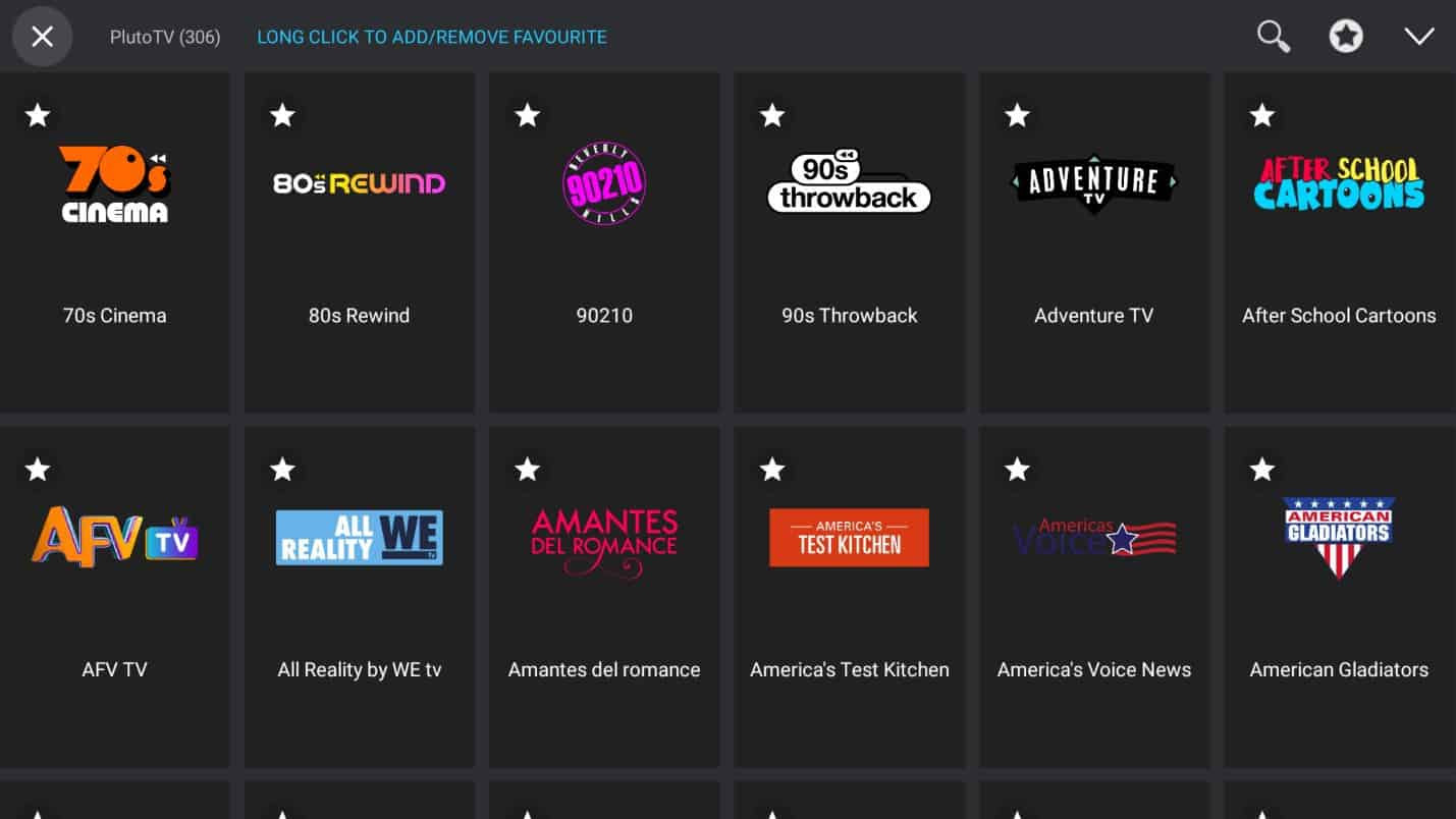 Selecting a channel to start streaming in GSE Smart IPTV