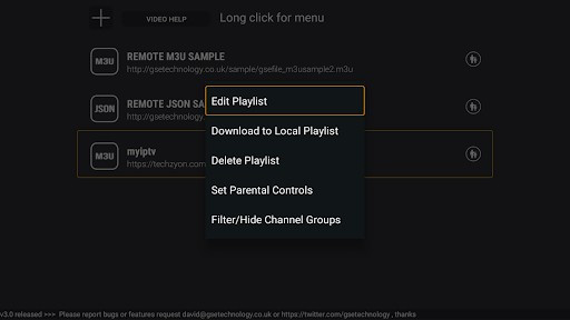 Setting parental controls in GSE Smart IPTV
