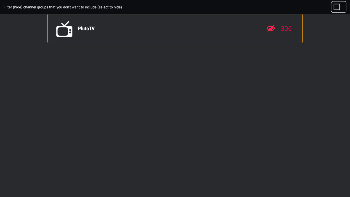 Channel group hidden in GSE Smart IPTV