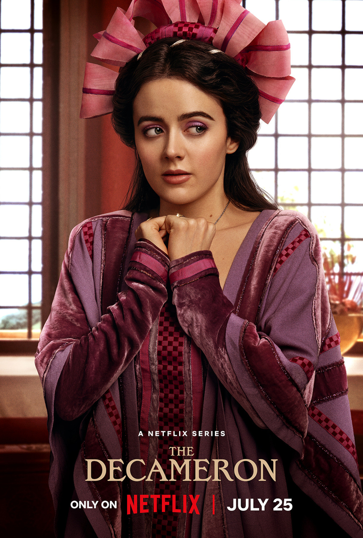 Lou Gala as Neifile in ‘The Decameron’ Season 1.