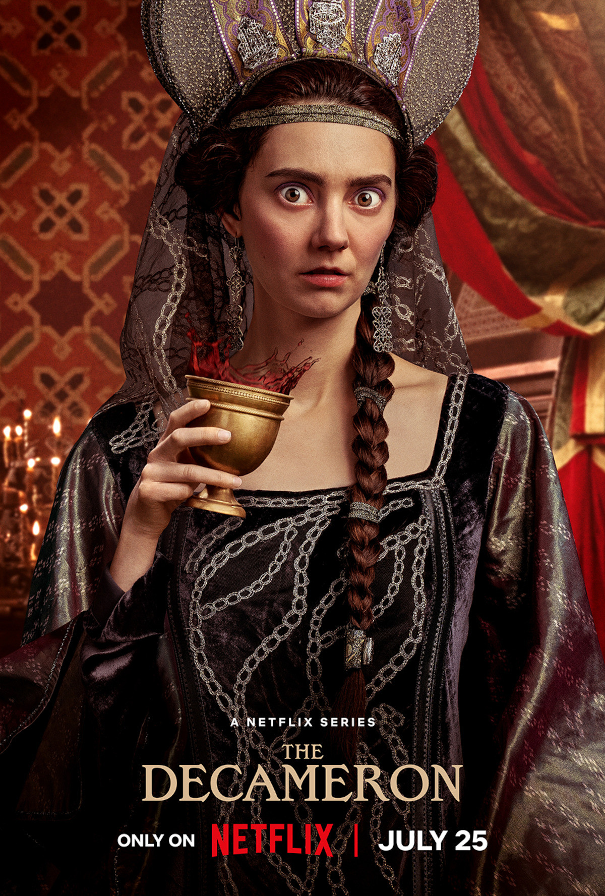 Tanya Reynolds as Licisca in “The Decameron’ Season 1.