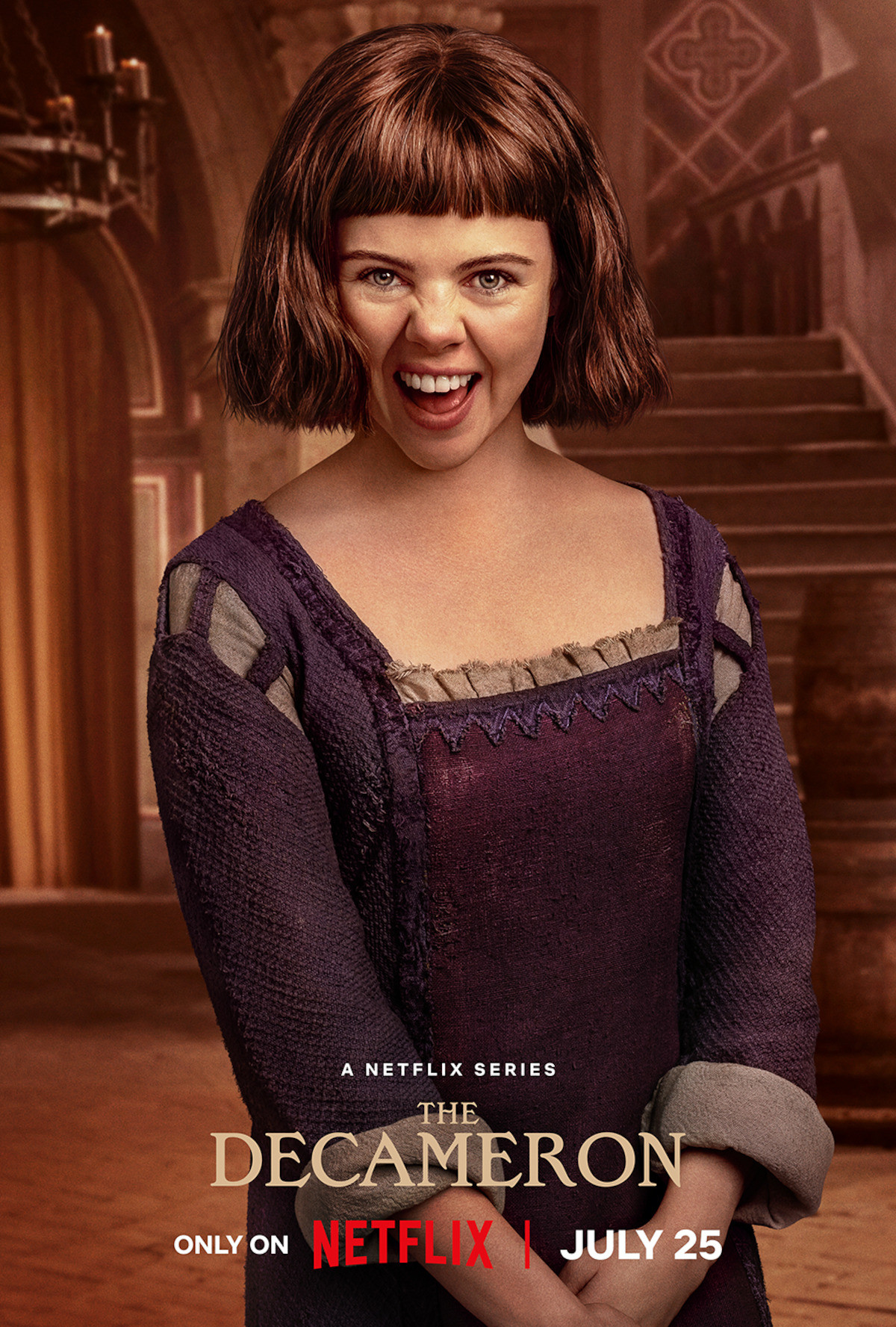 Saoirse-Monica Jackson as Misia in ‘The Decameron’ Season 1.