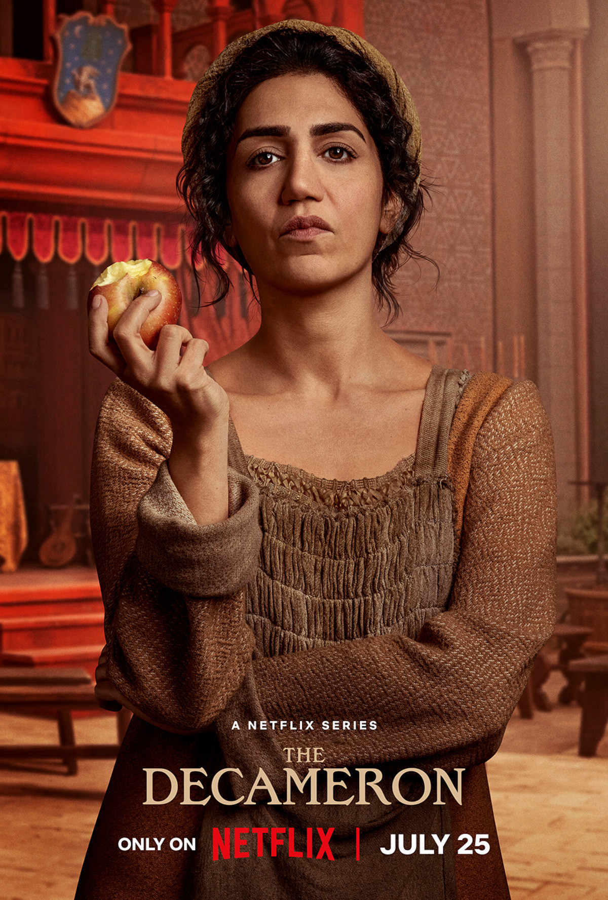 Leila Farzad as Stratilia in ‘The Decameron’ Season 1.