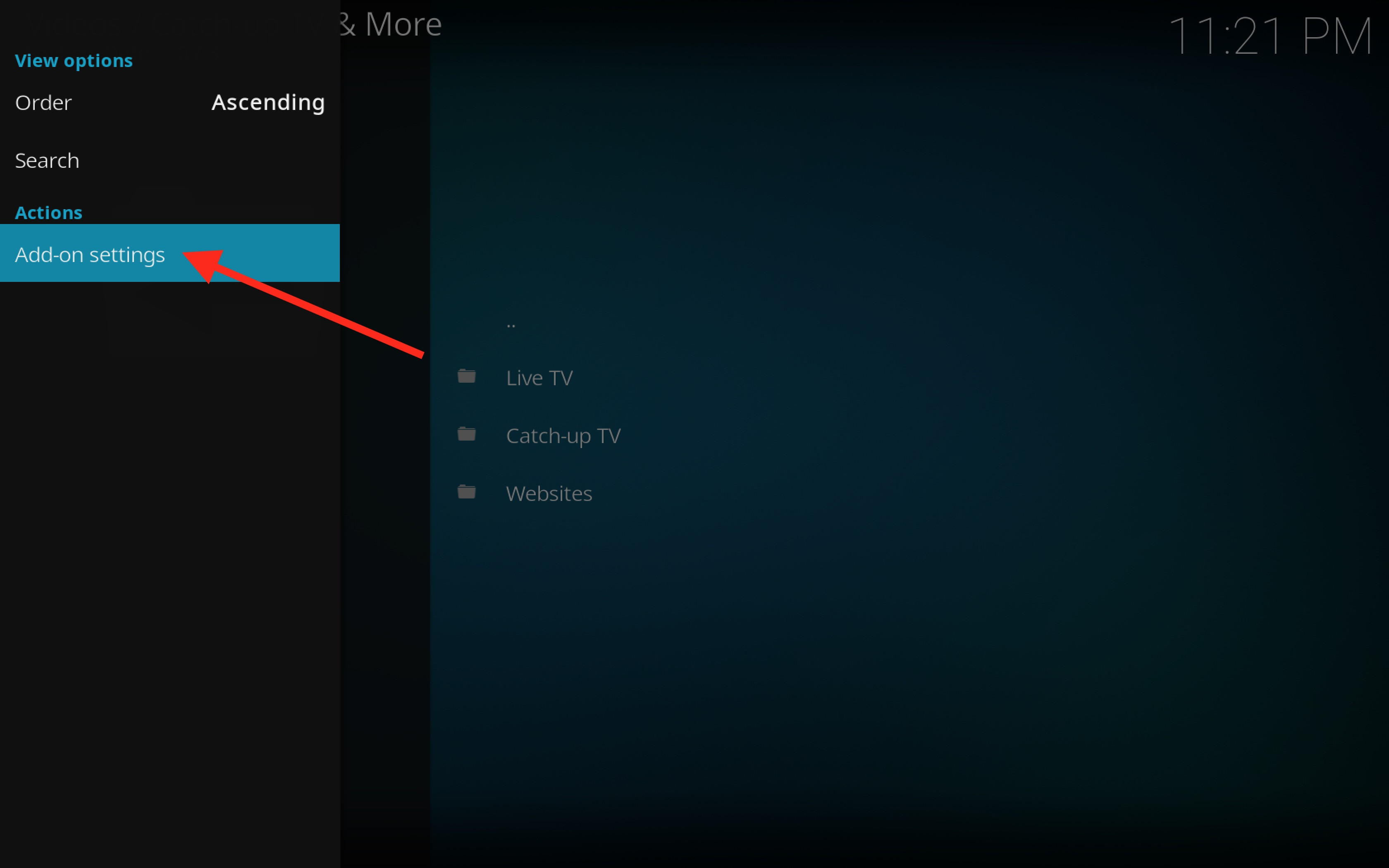 Accessing Settings