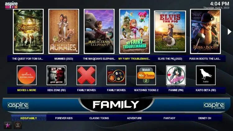 Aspire Kodi