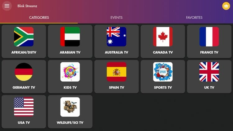 Blink Streamz App
