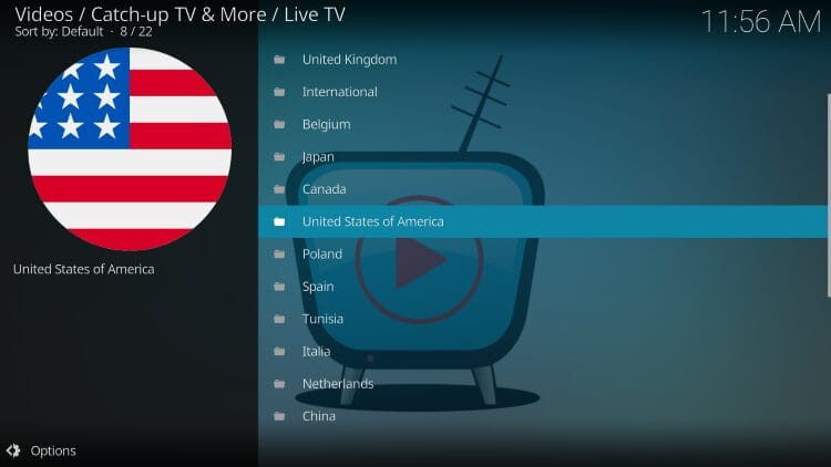 catch up tv & More kodi addon
