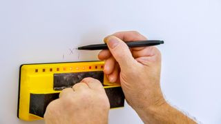 Finding wall studs for secure TV mounting