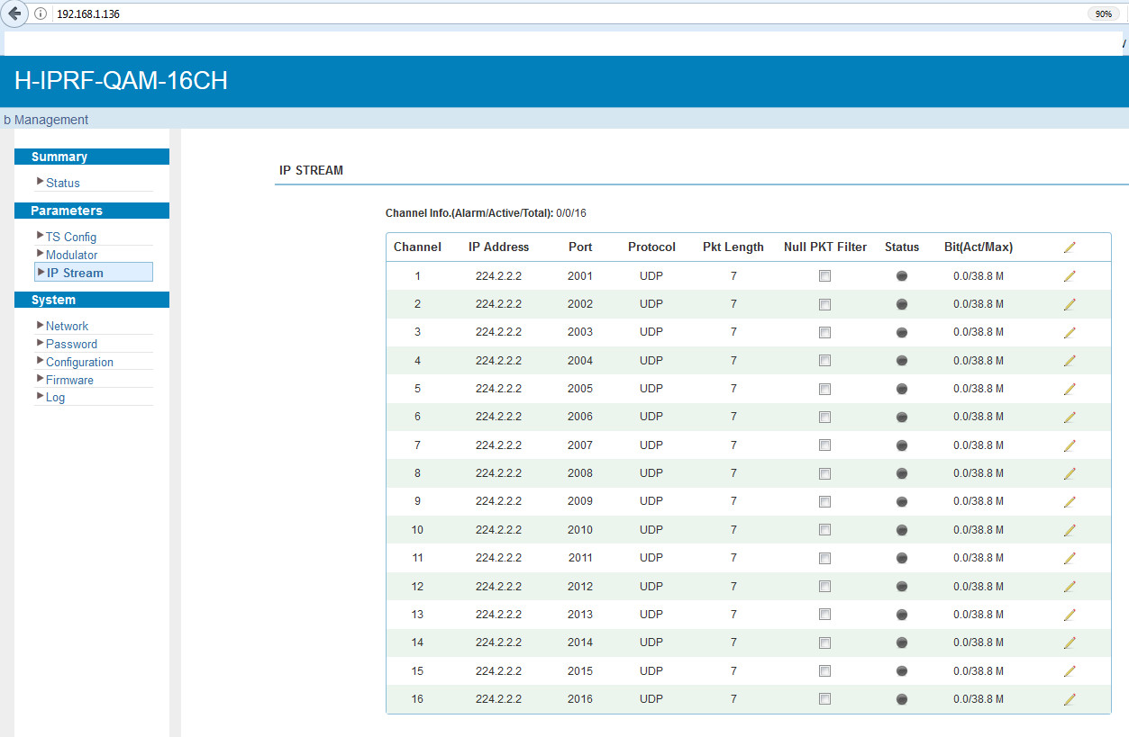 IP Stream Input