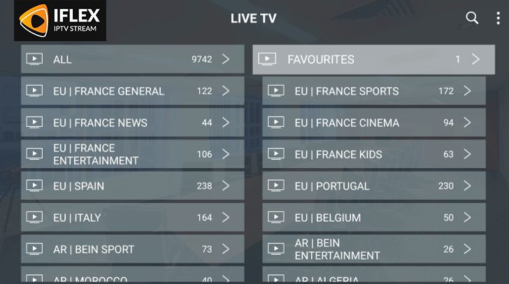 Flex IPTV Channels