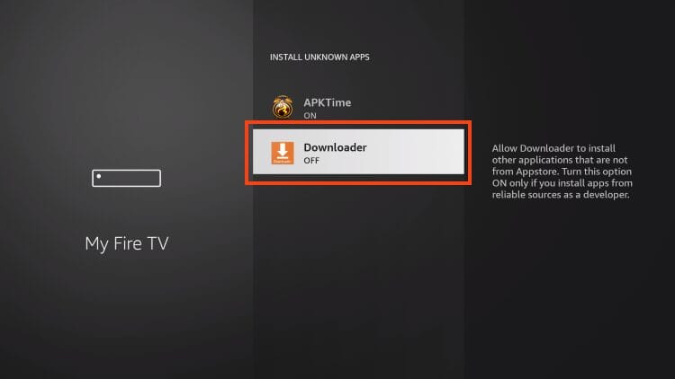 turn on unknown sources for DL