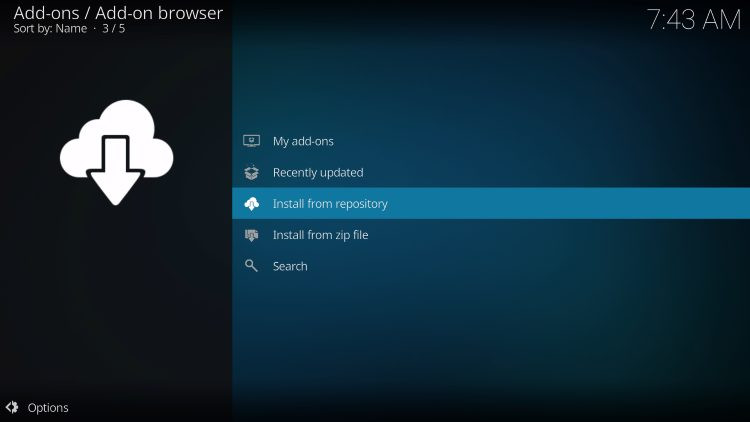 Click Install From Repository
