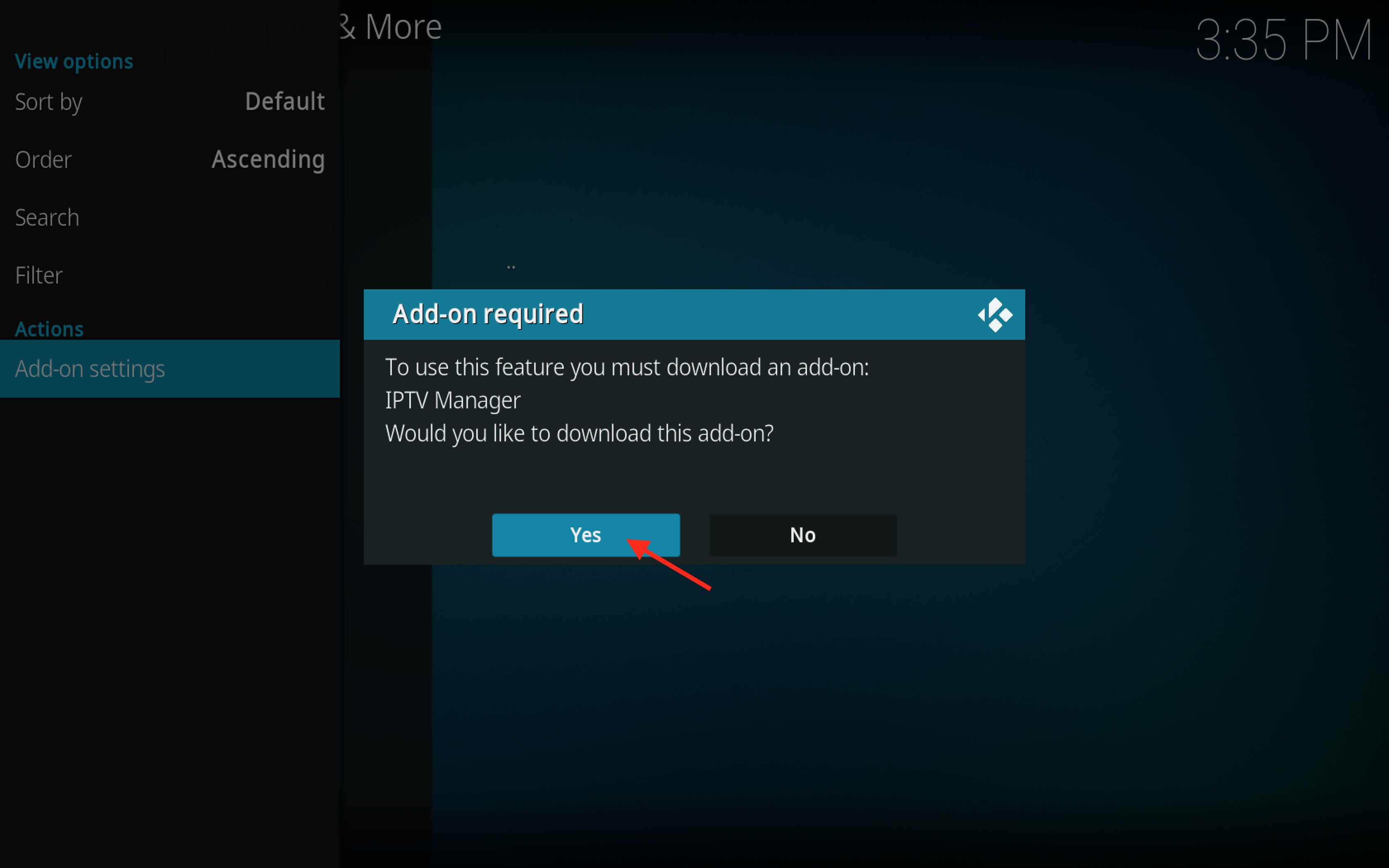 Installing IPTV Manager