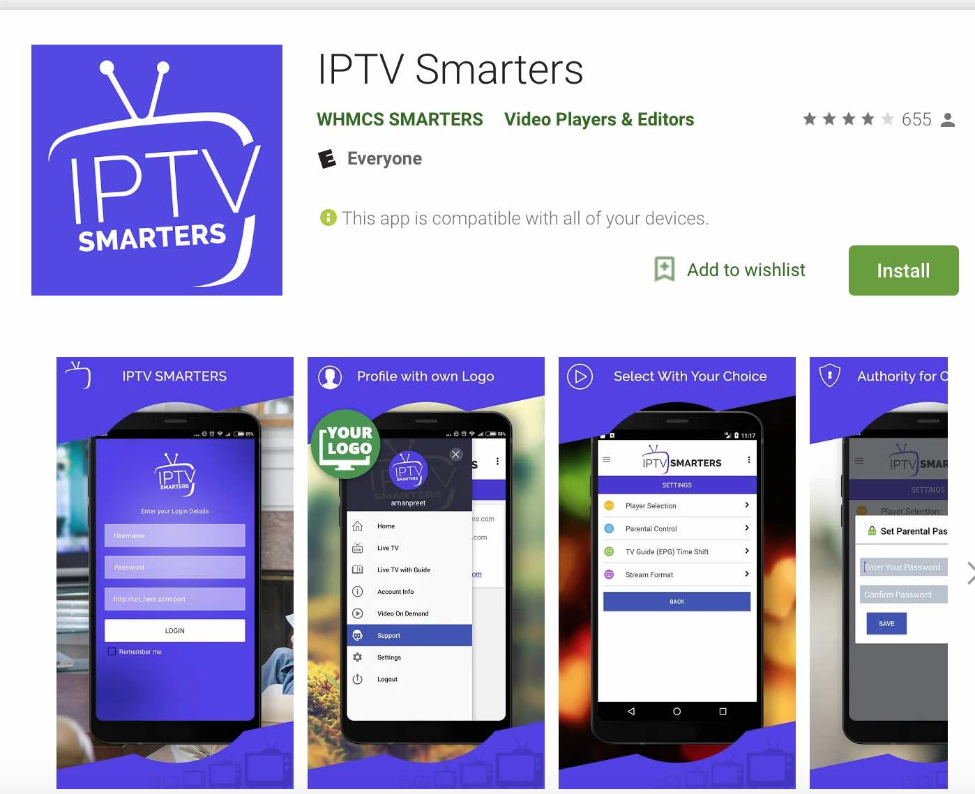IPTV Smarters for android