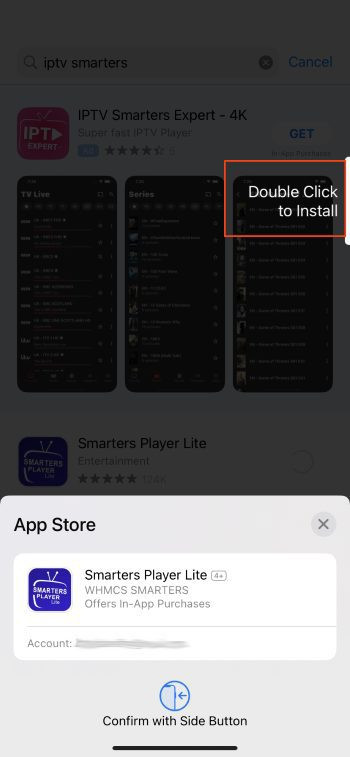click install