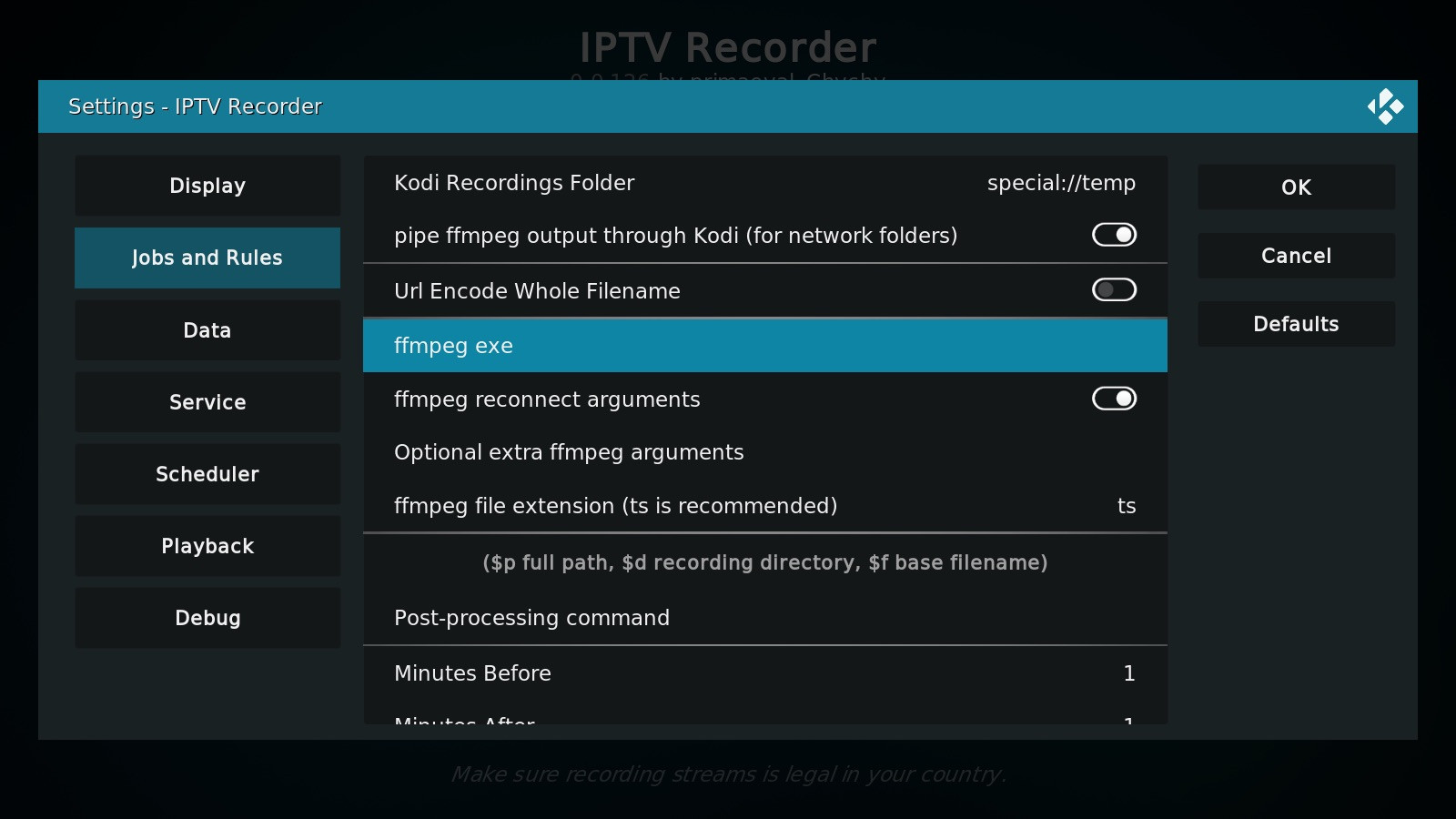 Setting FFMPEG Path