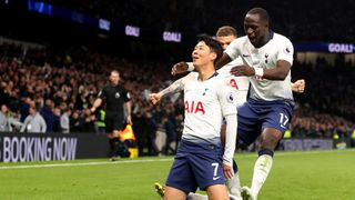 Soccer players in action during a Premier League game
