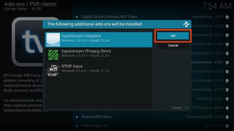 select ok