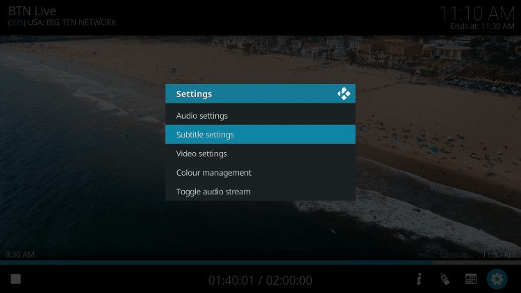select the addons tab