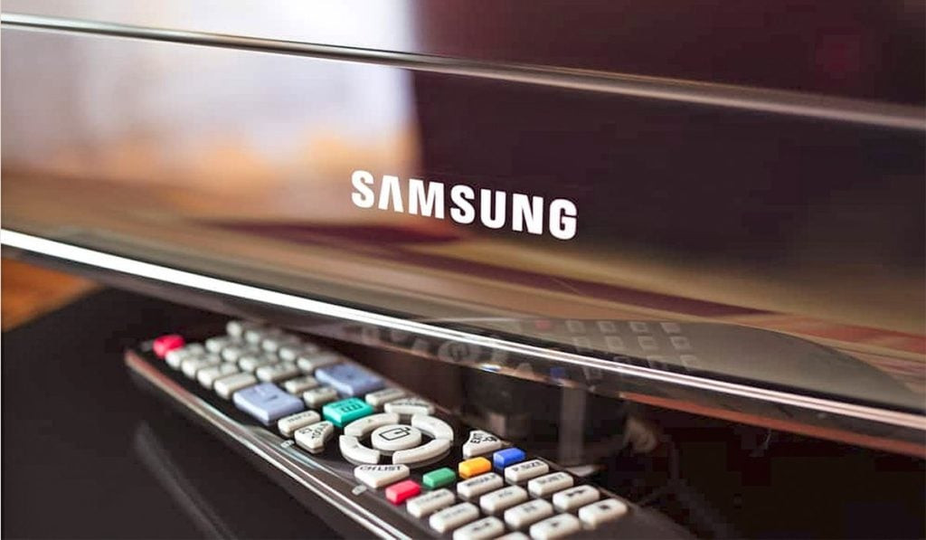 Samsung TV rear panel