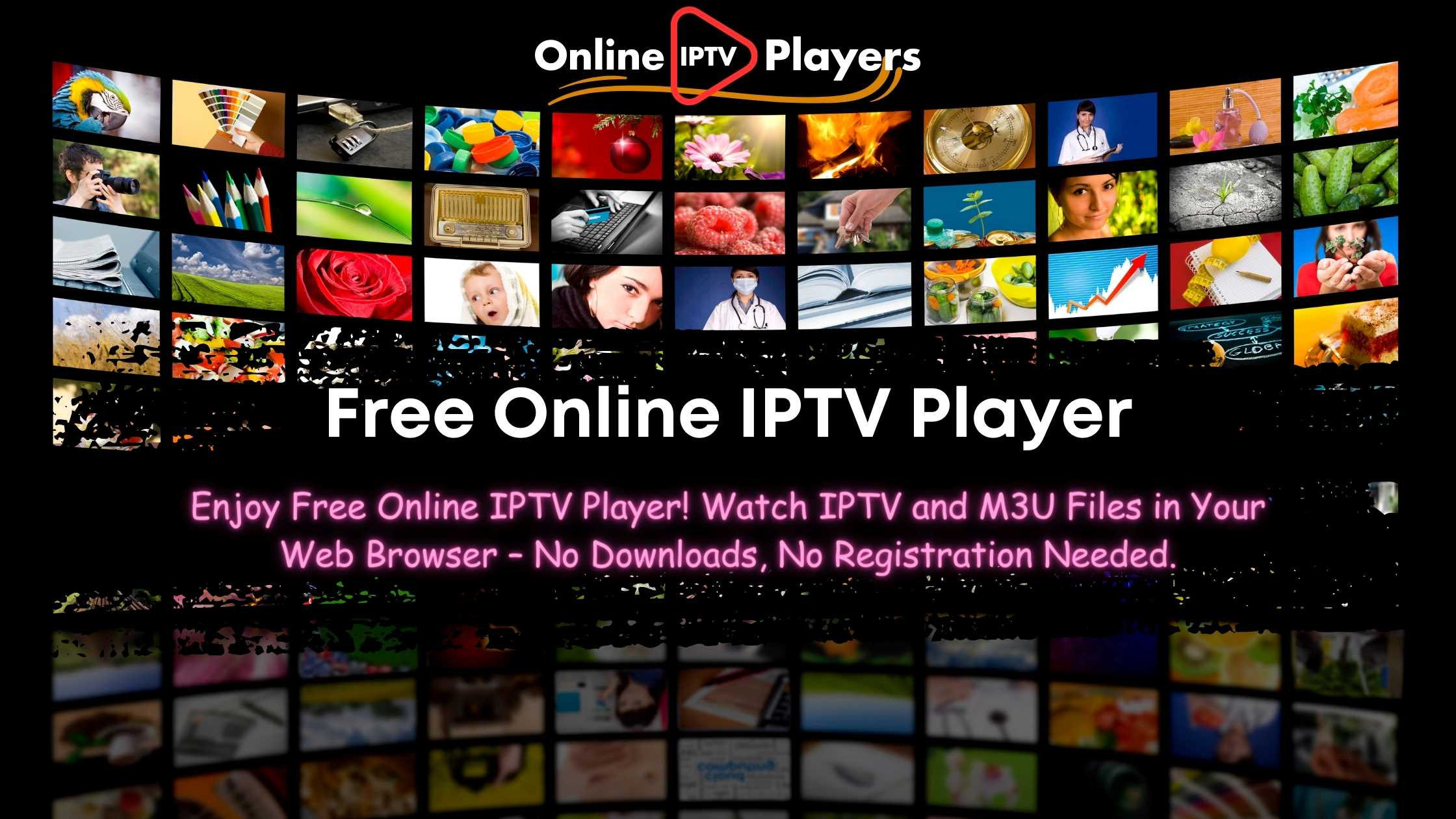Web IPTV Channel Player Interface