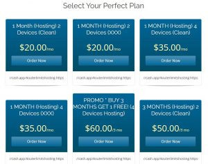Outer Limits IPTV subscription packages