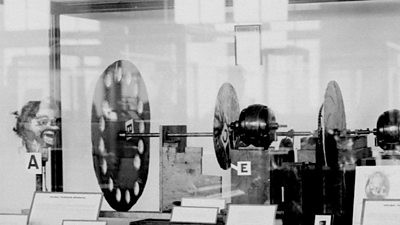 John Logie Baird's experimental apparatus in the Science Museum, London
