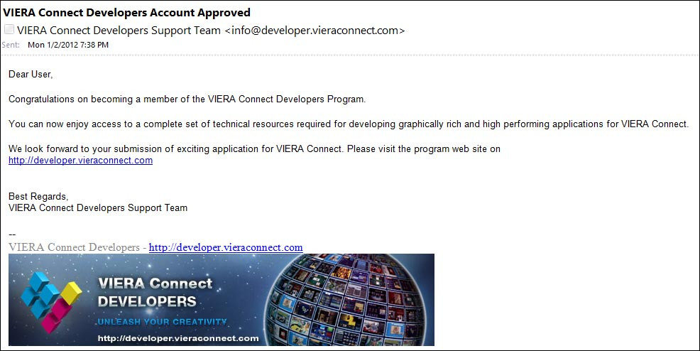 Panasonic VIERA Connect Development
