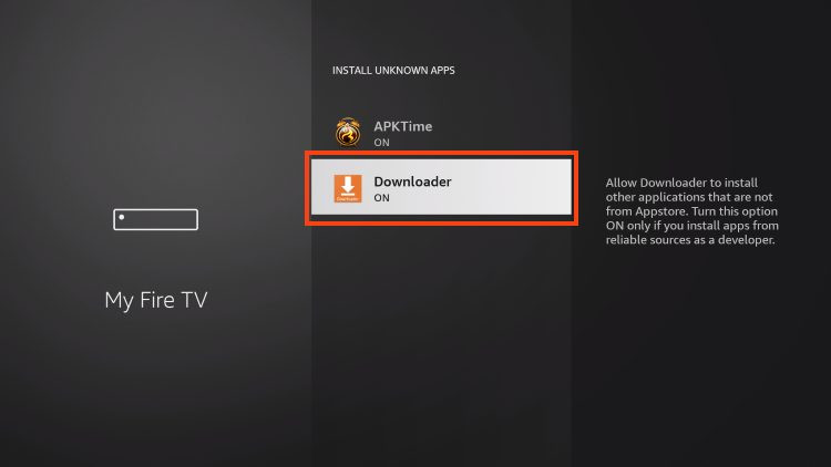 Enable Unknown Sources