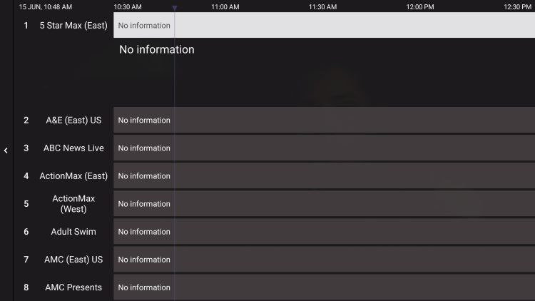 Sparkle TV EPG