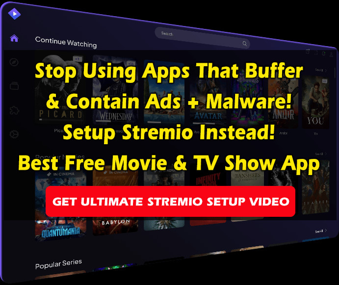 Stremio Setup Video