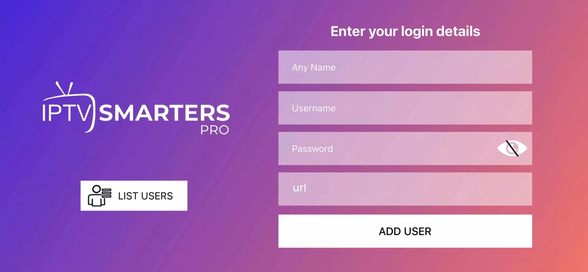 IPTV Smarters Login