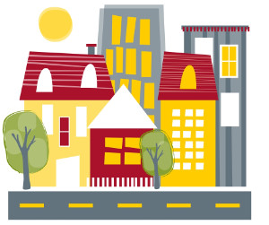 In densely populated neighborhoods, there is a lot of interference from other people
