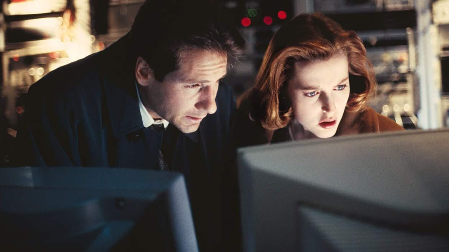 Mulder and Scully in The X-Files