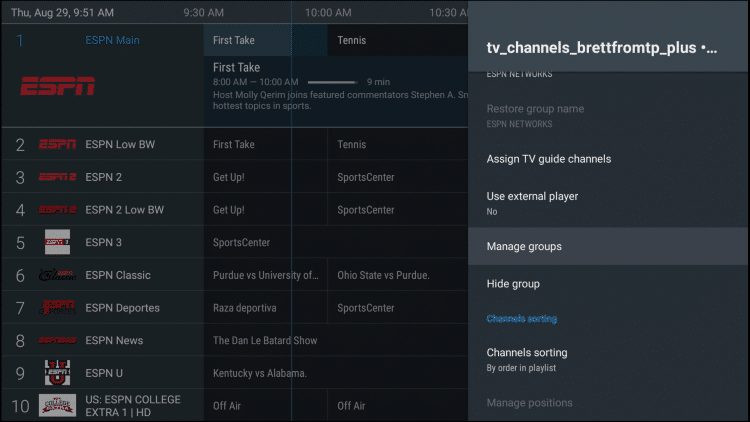 Manage Groups